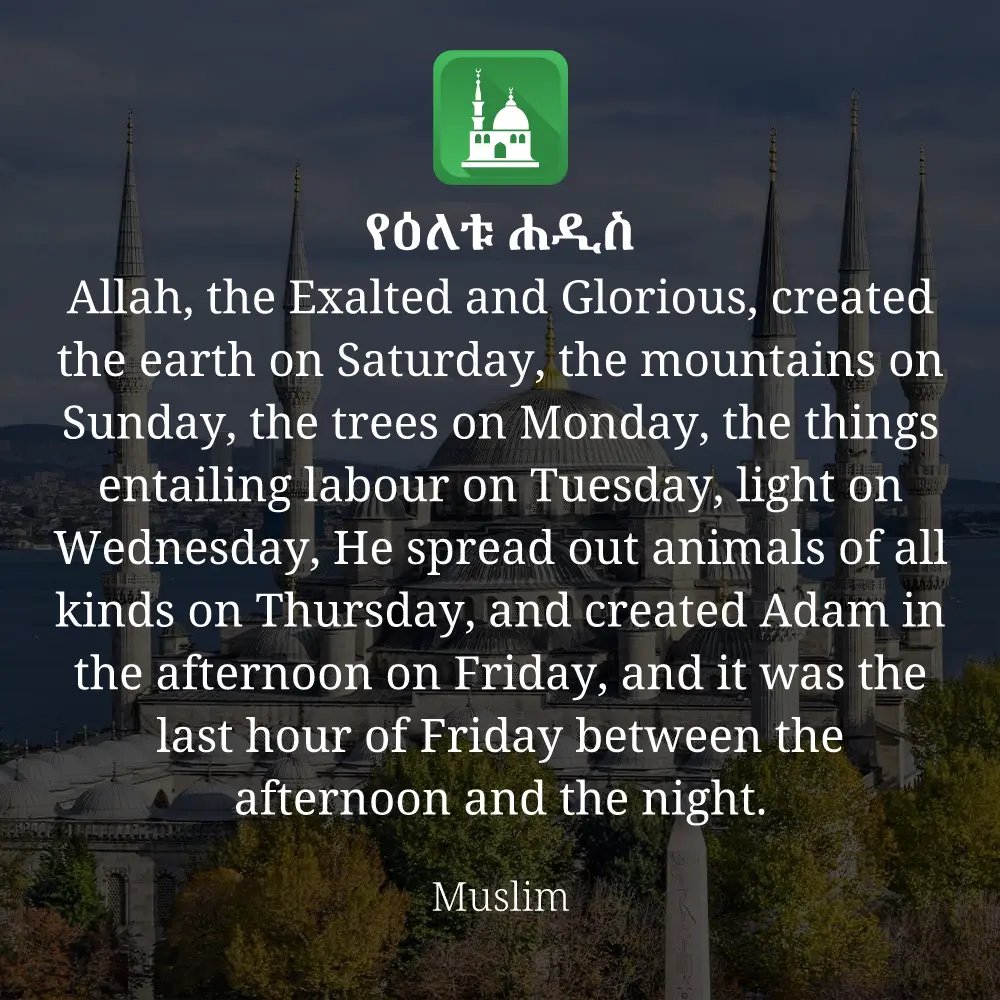 ዕለታዊ ሀዲስ