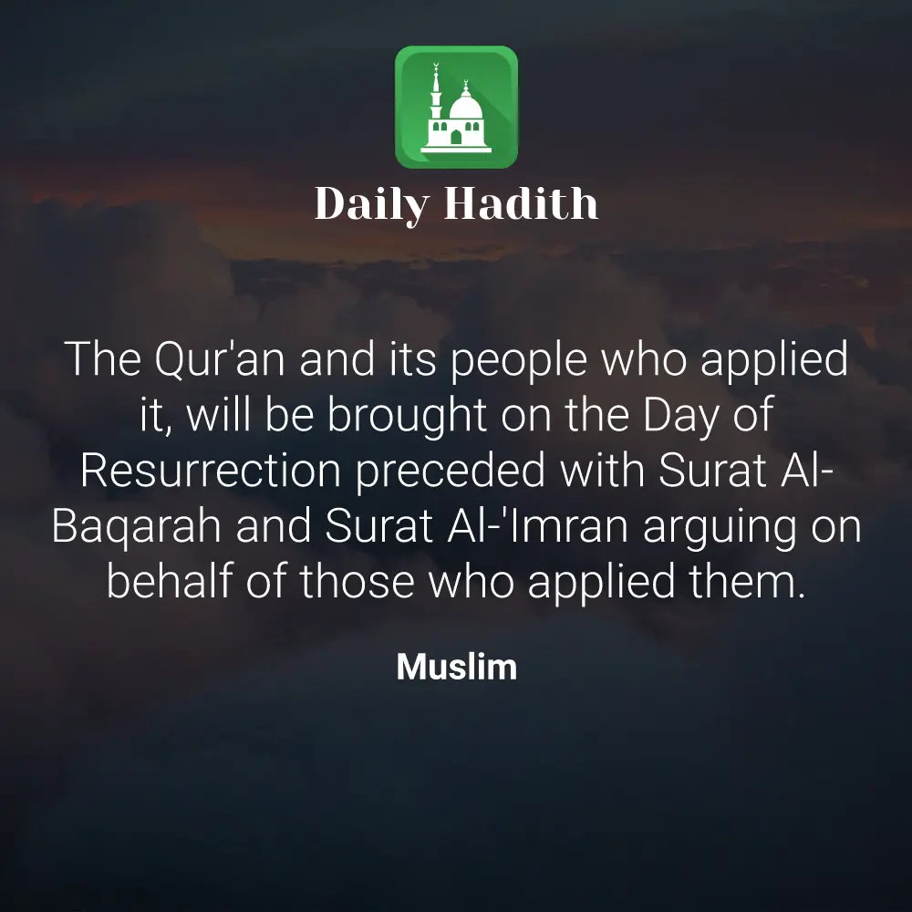 Daily Hadith