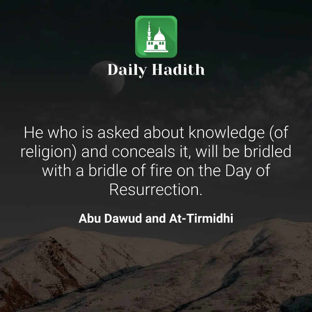 Daily Hadith