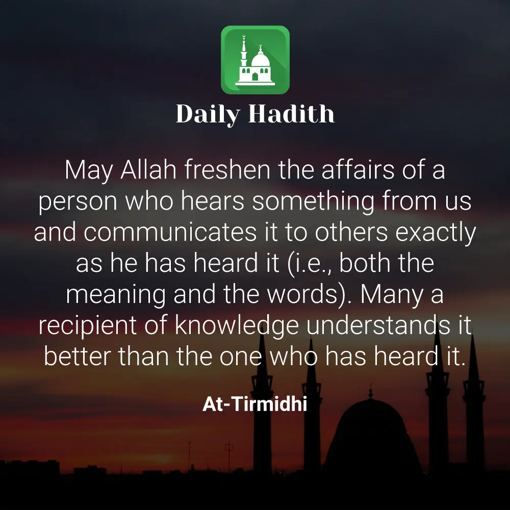 Daily Hadith