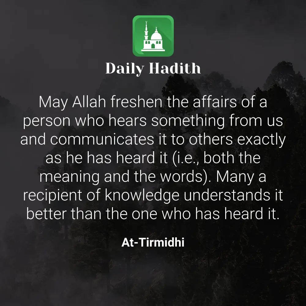 Daily Hadith