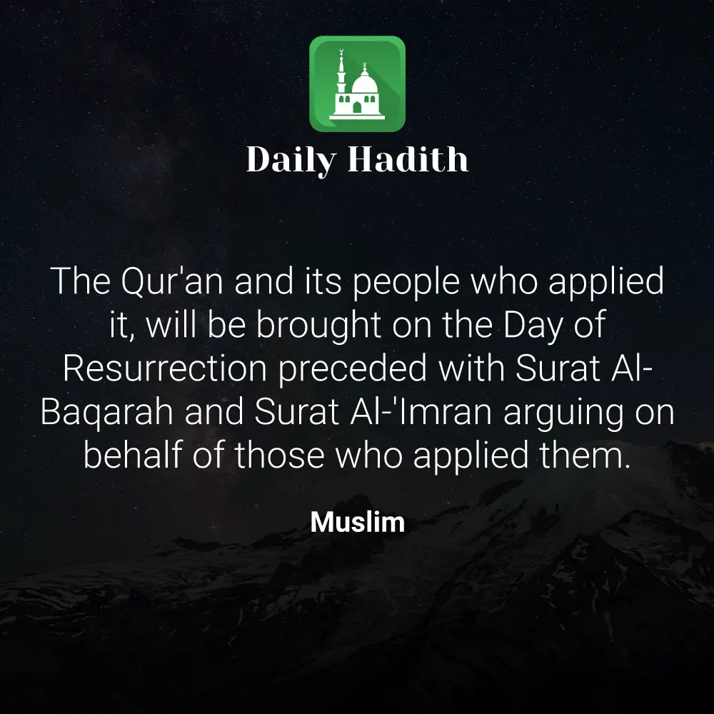 Daily Hadith