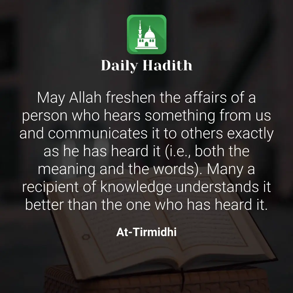 Daily Hadith