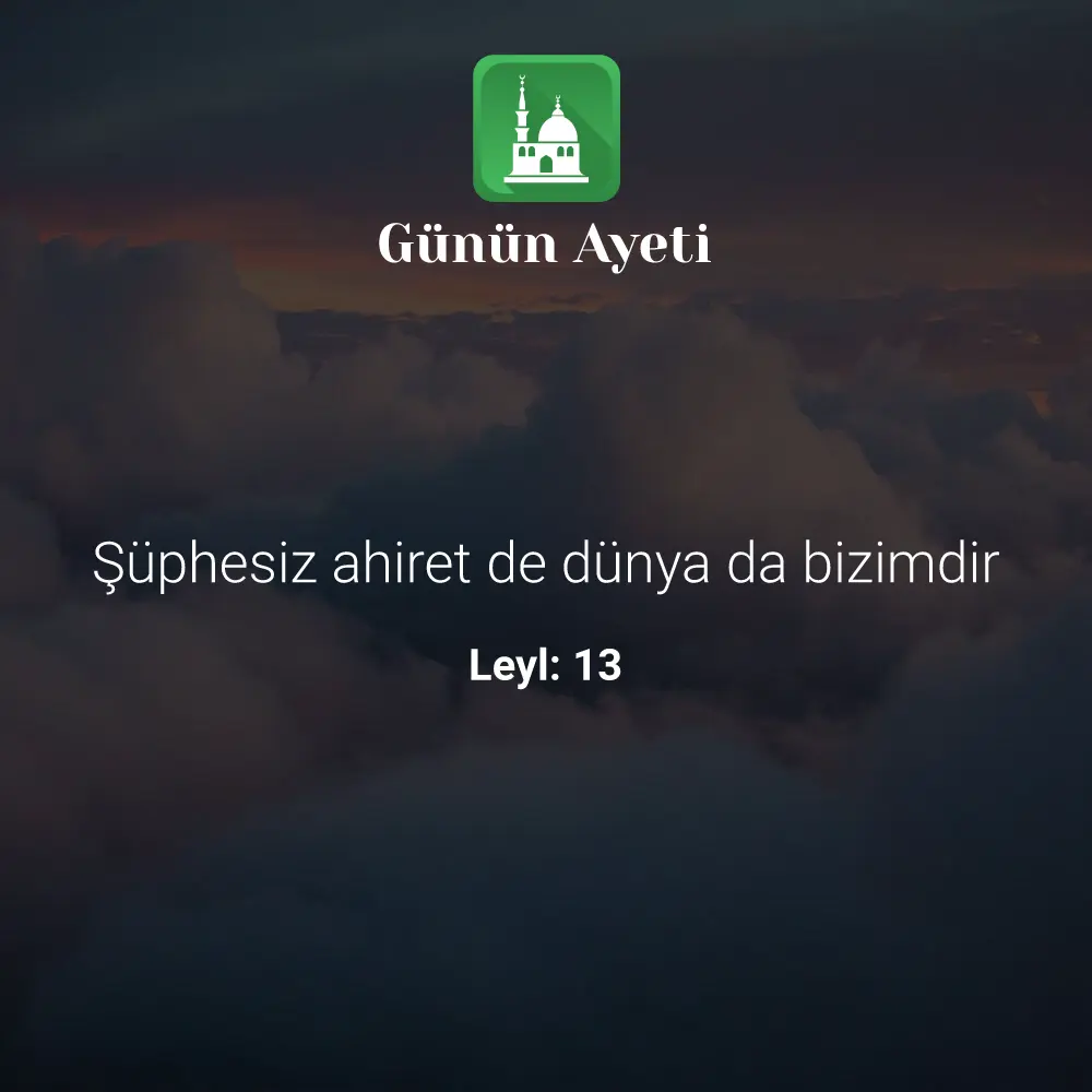 Günün Ayeti