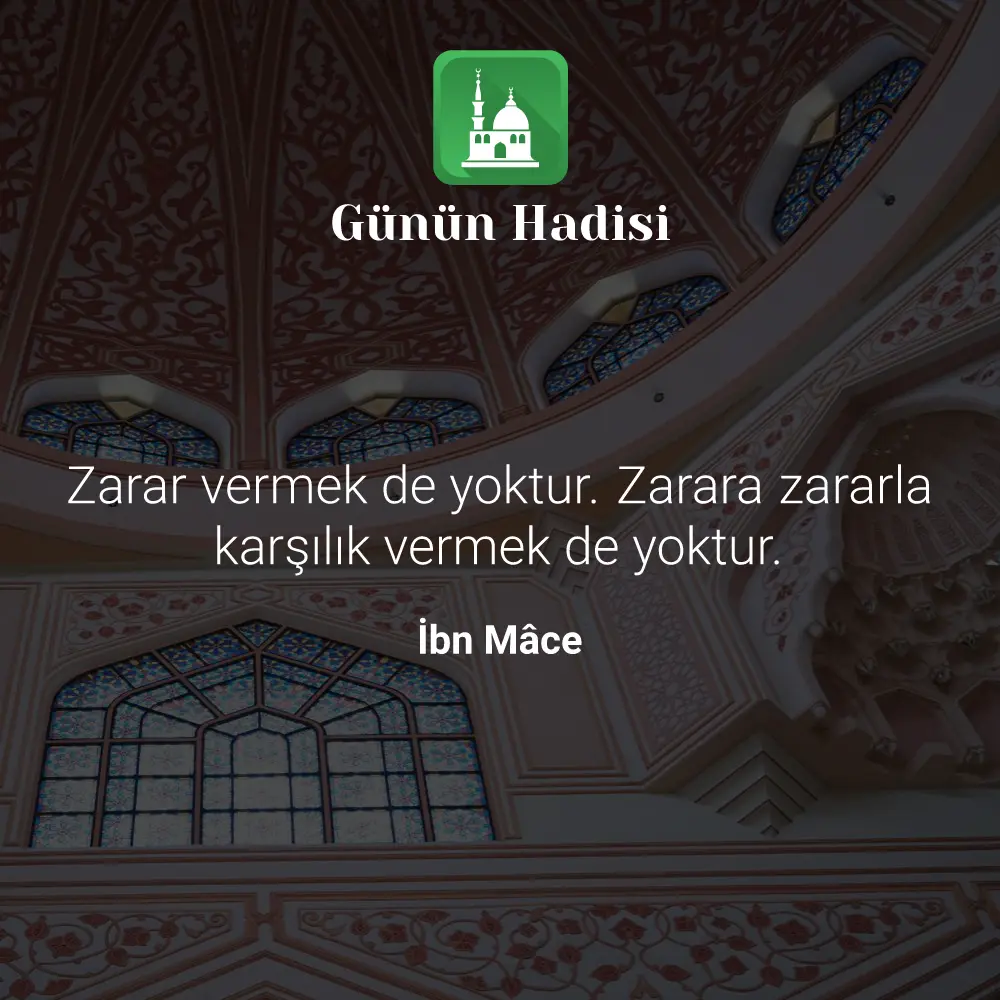 Günün Hadisi