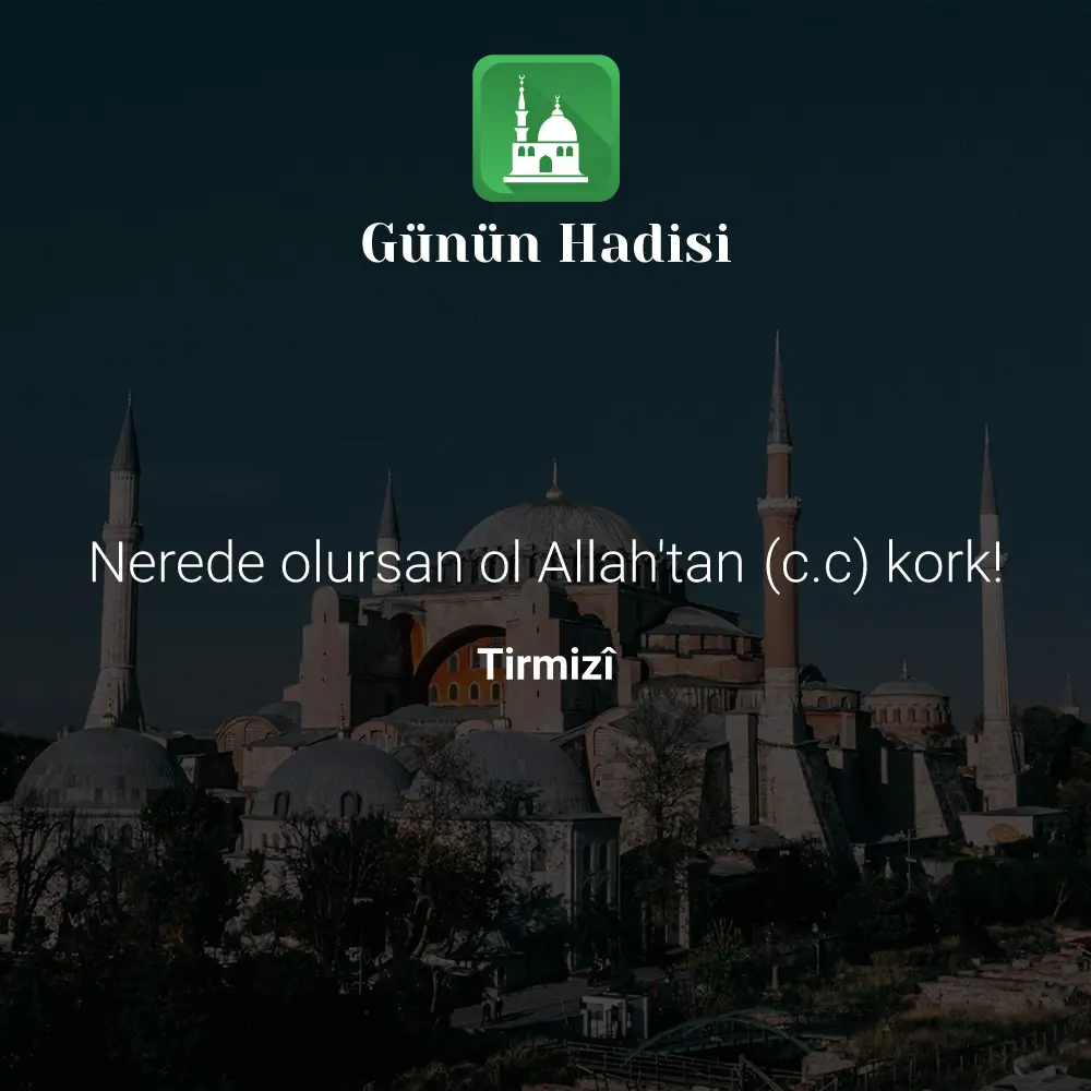 Günün Hadisi