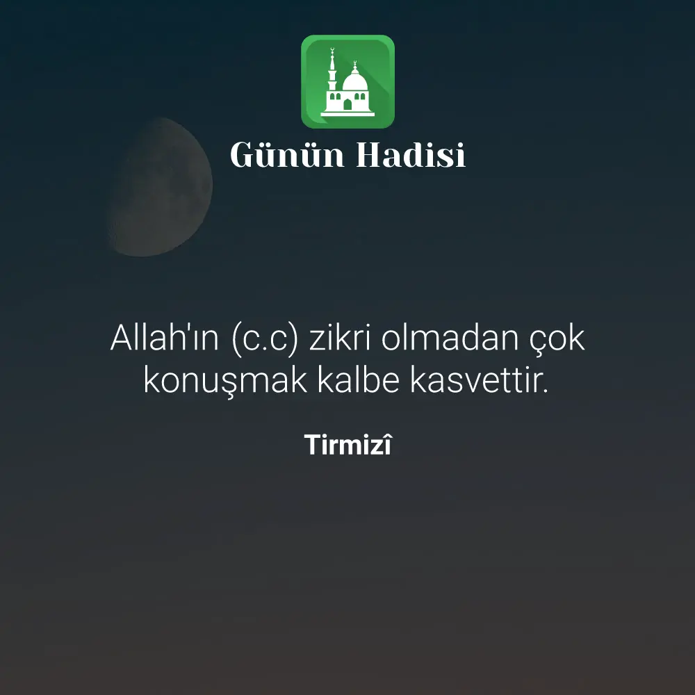 Günün Hadisi