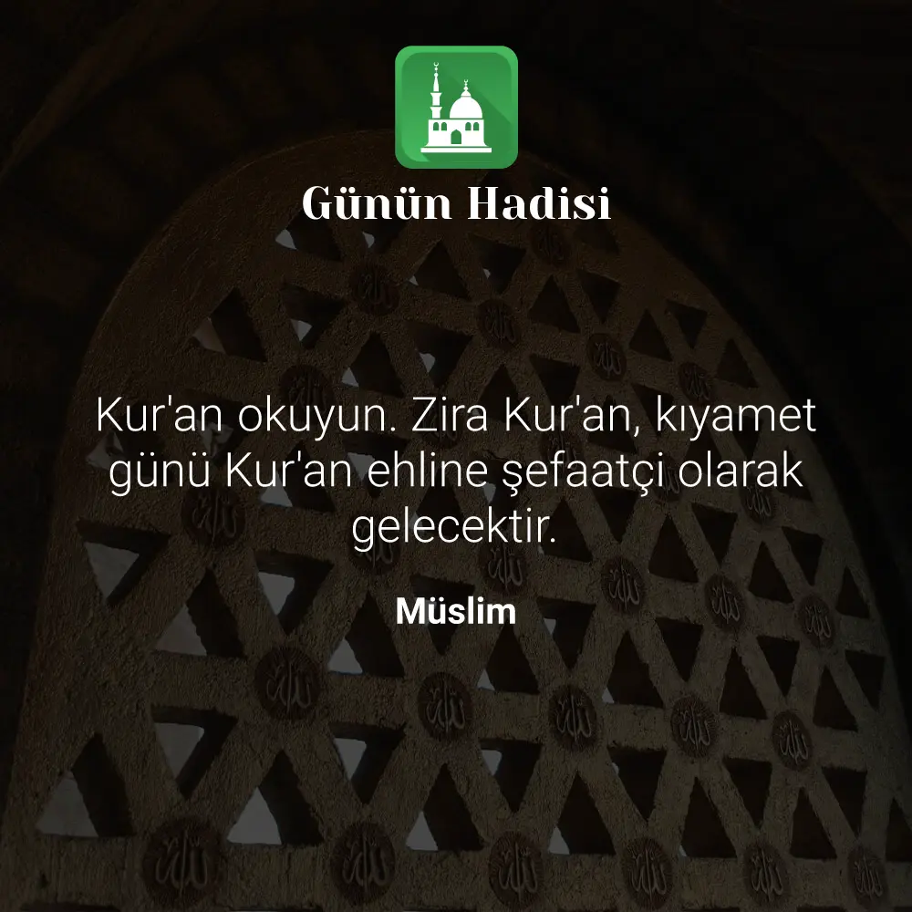 Günün Hadisi