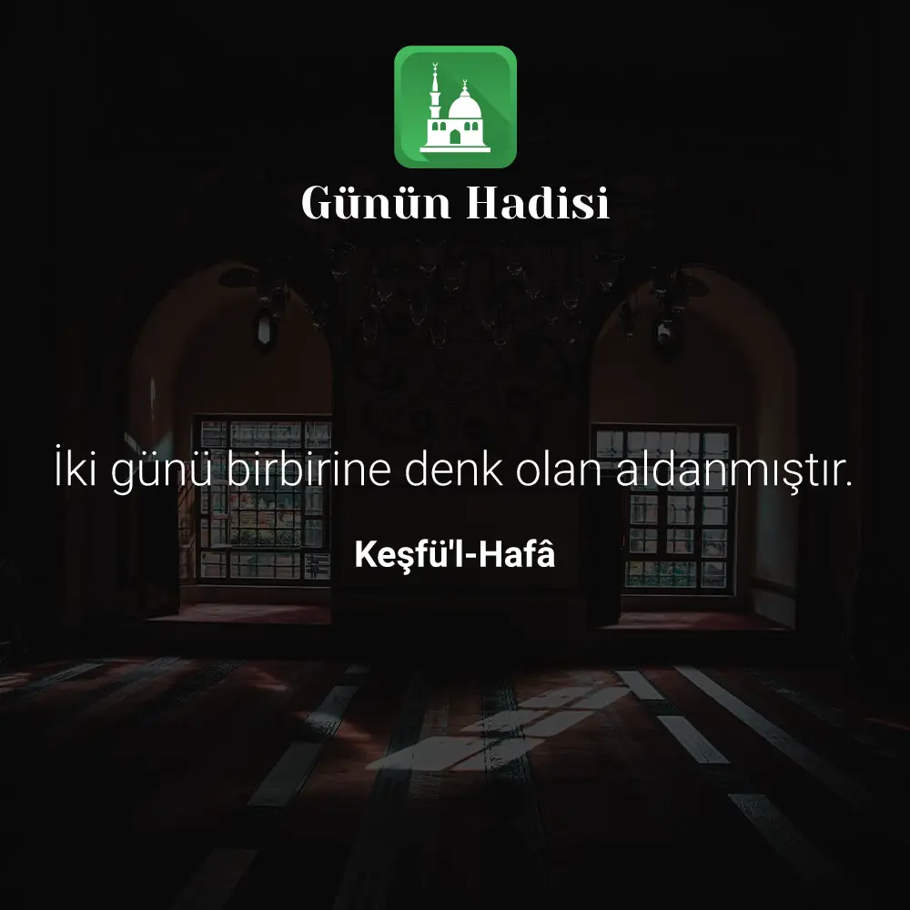 Günün Hadisi