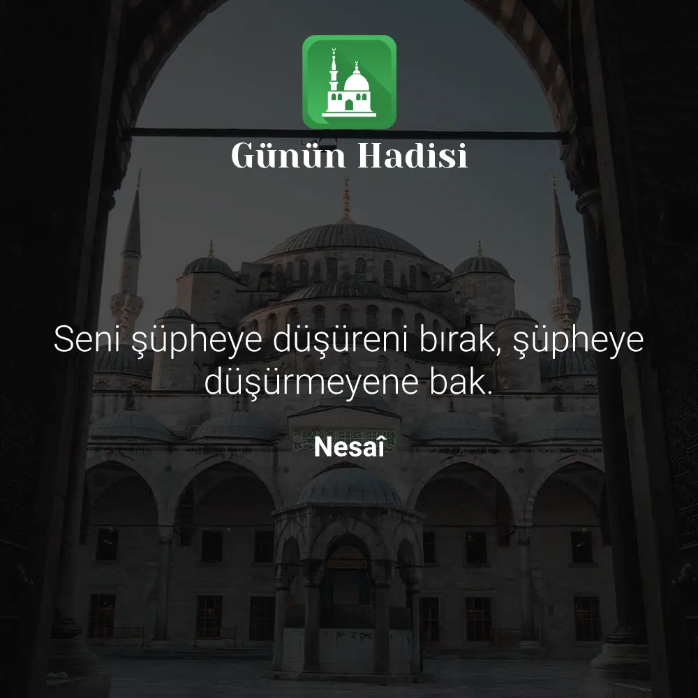 Günün Hadisi