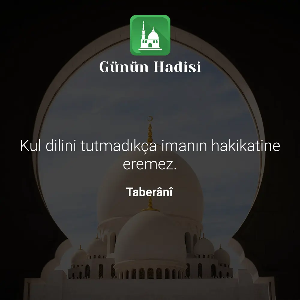 Günün Hadisi