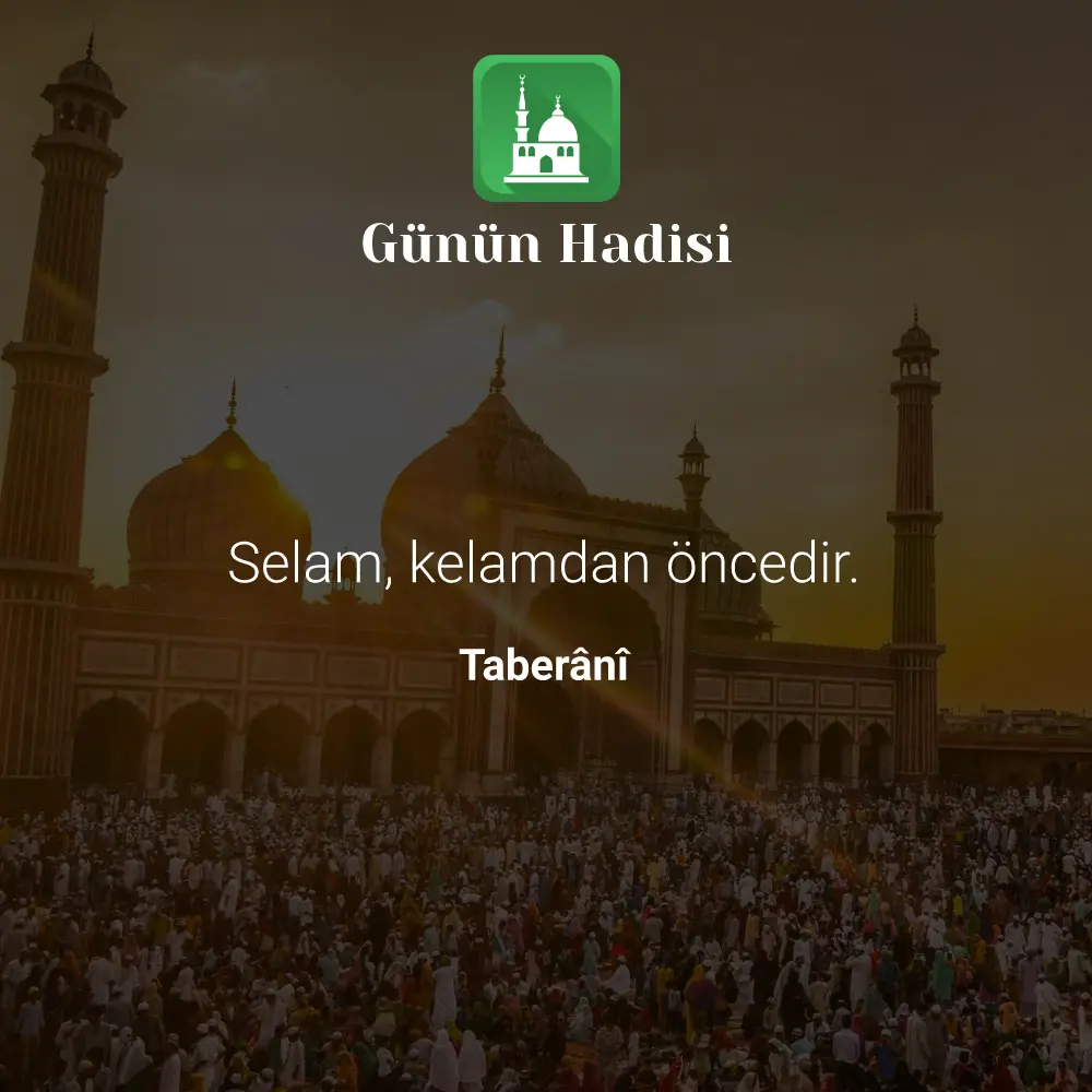 Günün Hadisi