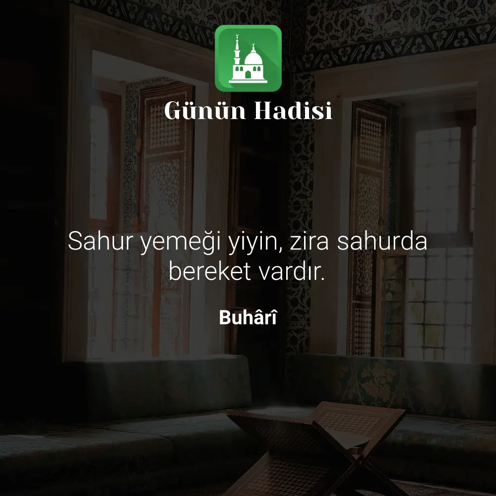 Günün Hadisi