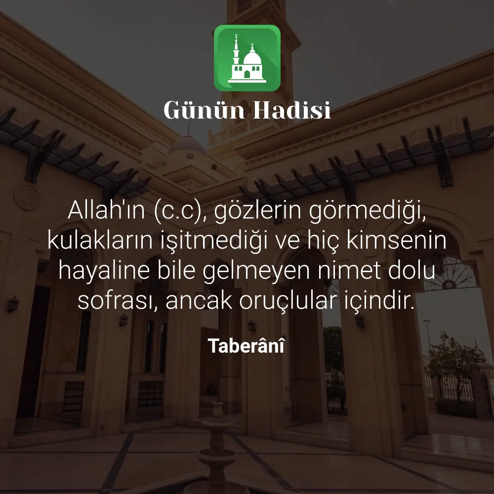Günün Hadisi