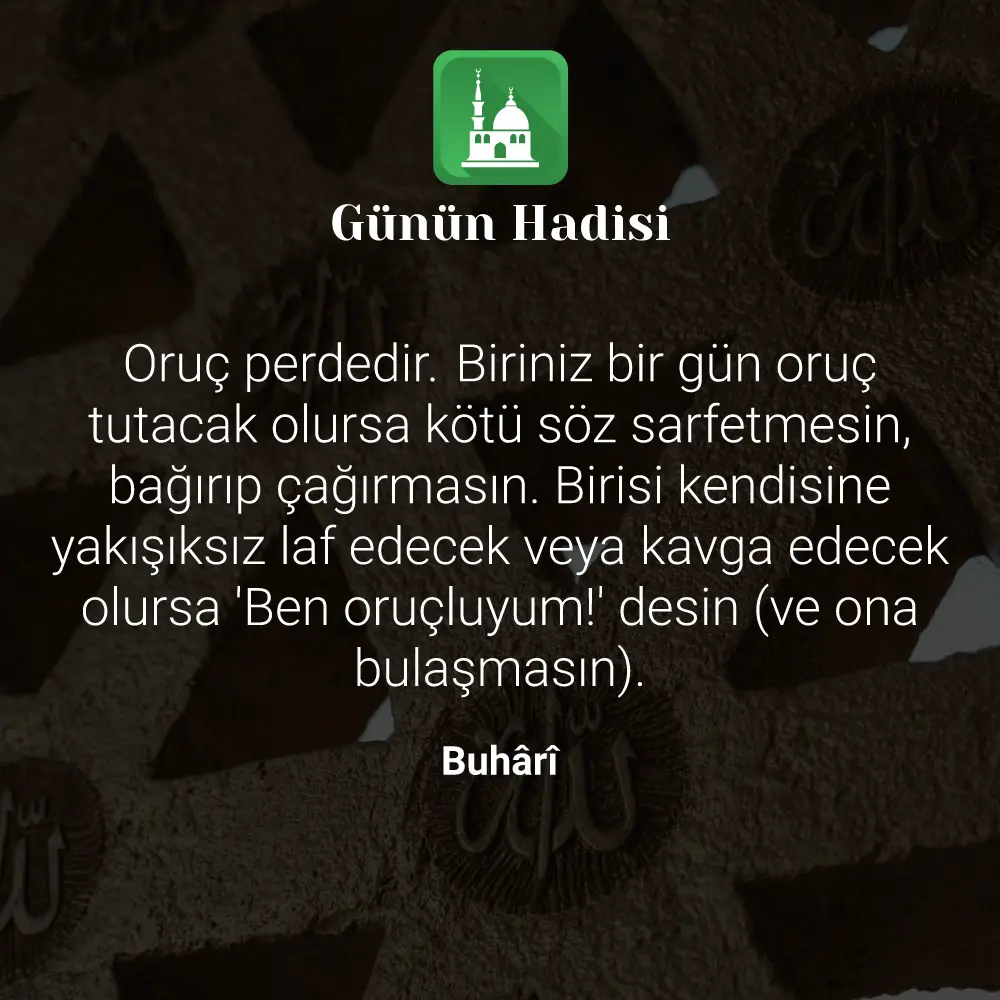 Günün Hadisi