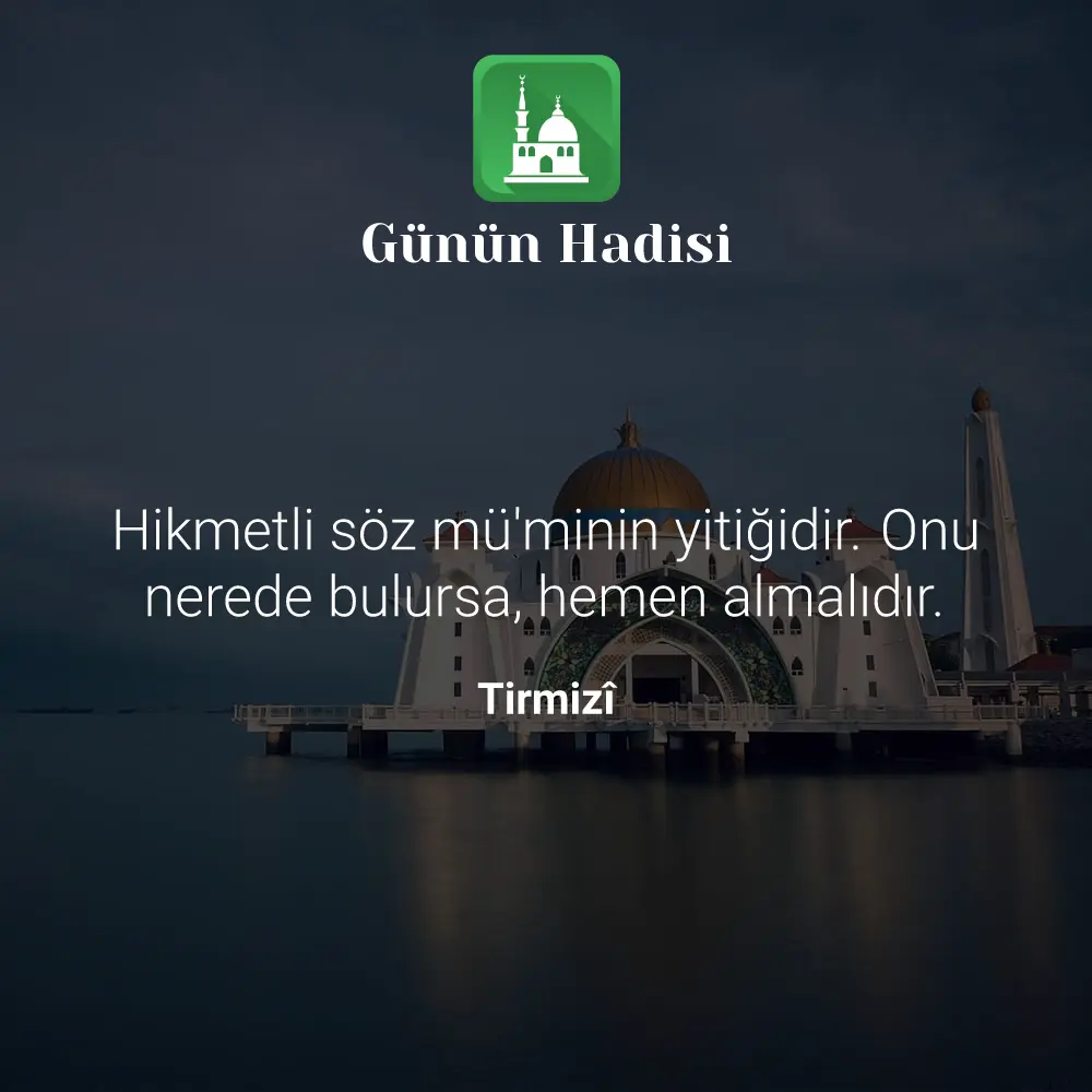 Günün Hadisi