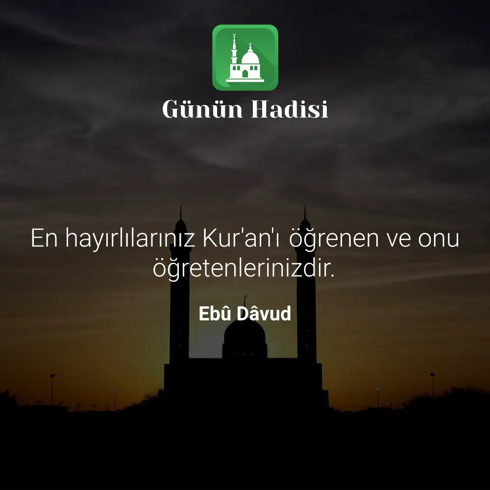 Günün Hadisi