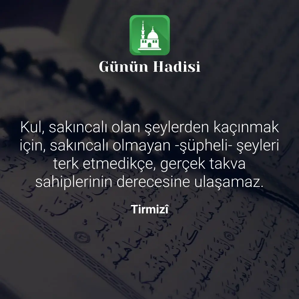 Günün Hadisi