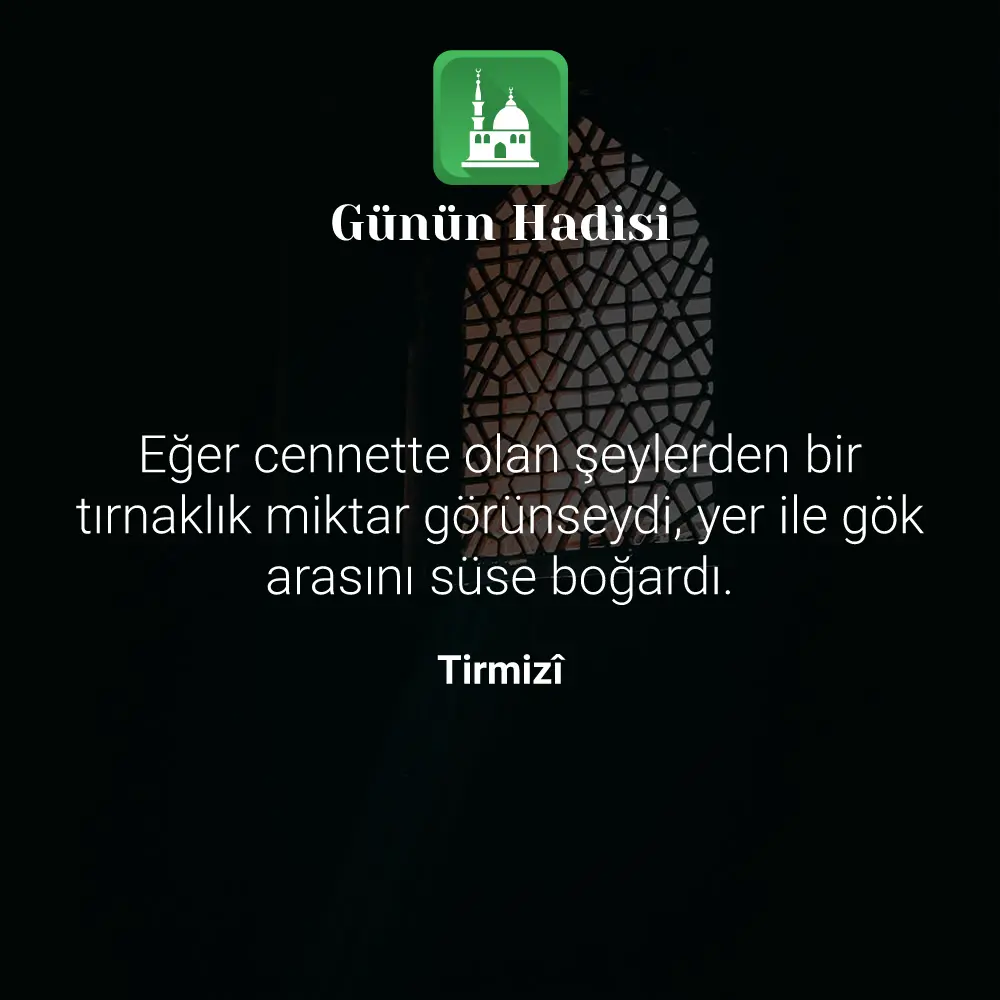 Günün Hadisi