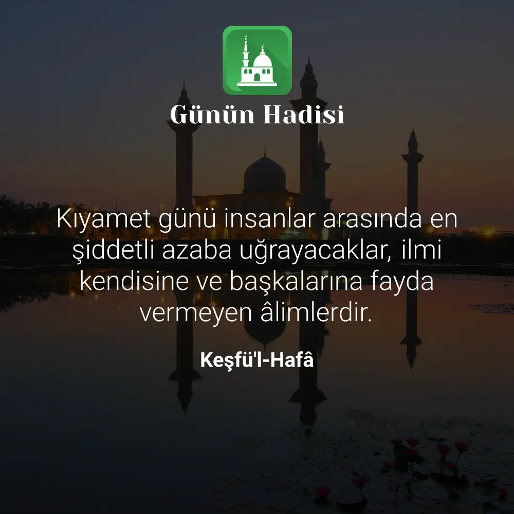 Günün Hadisi