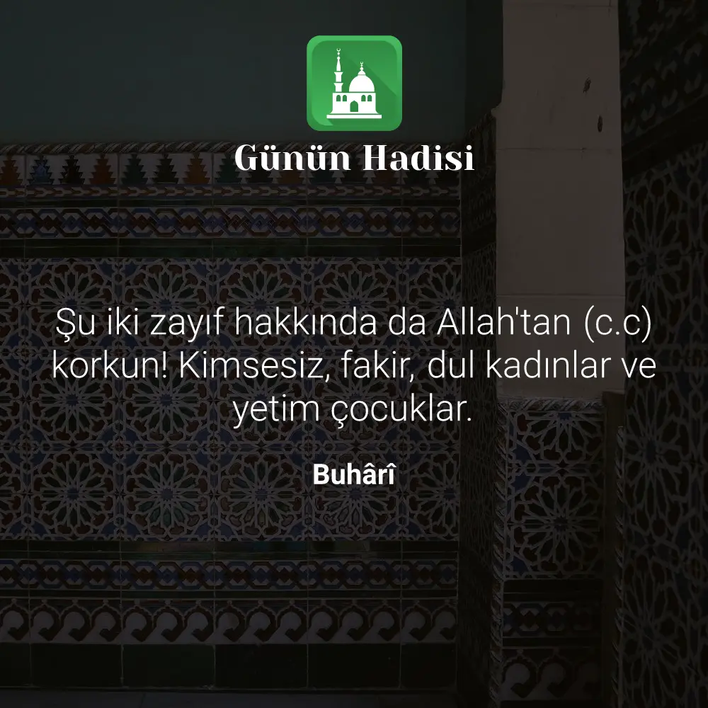 Günün Hadisi