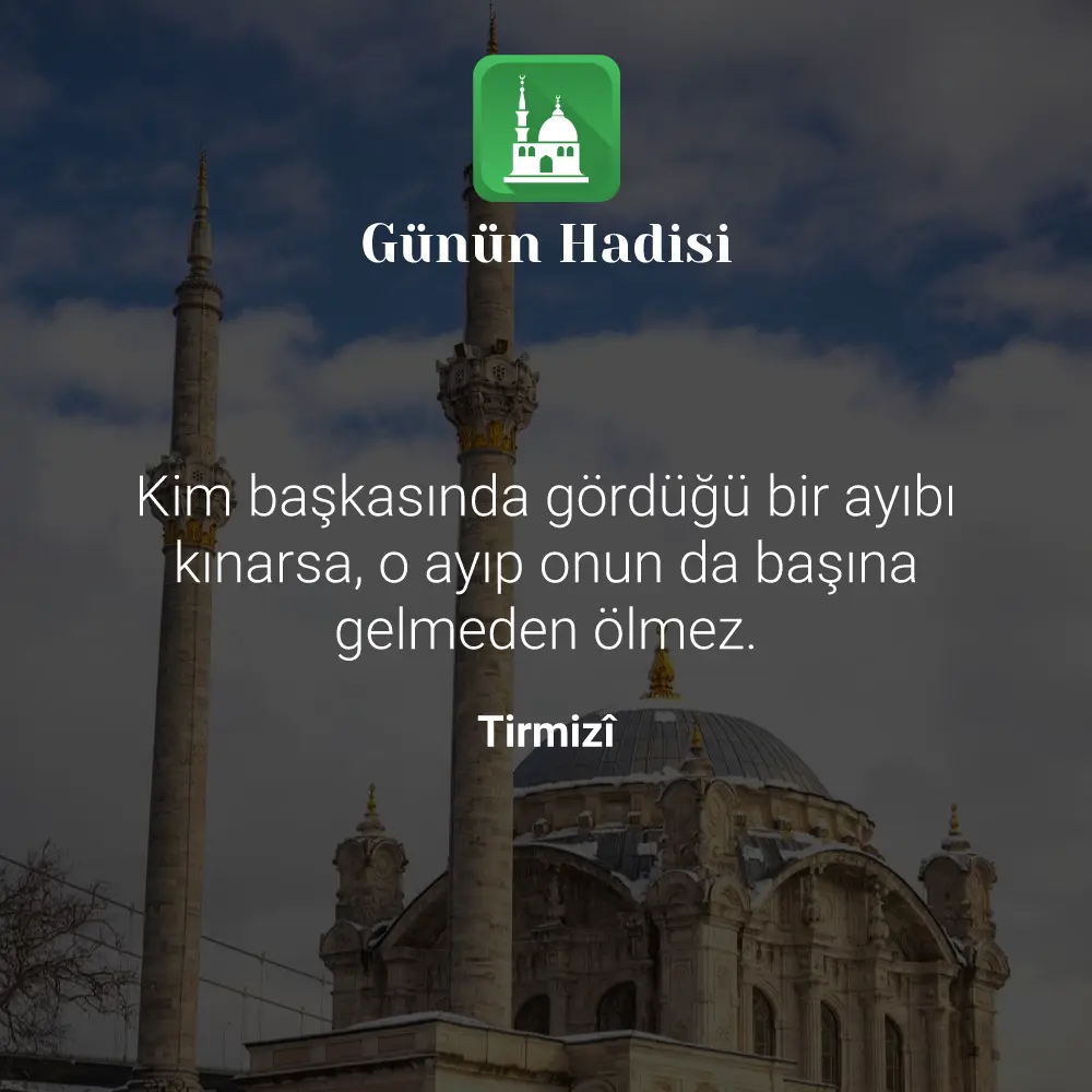 Günün Hadisi