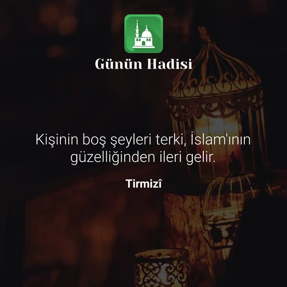 Günün Hadisi