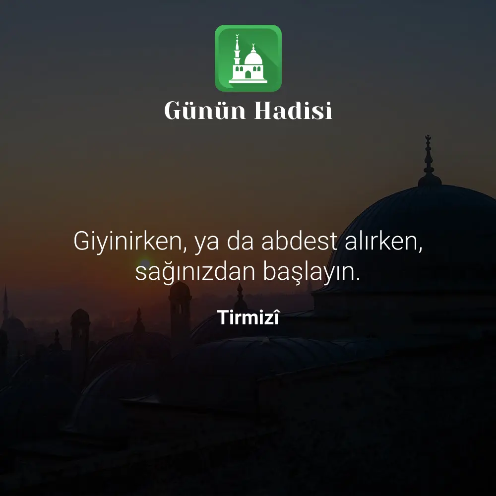Günün Hadisi
