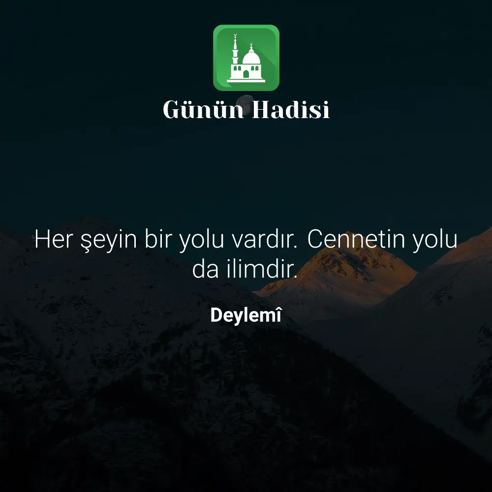 Günün Hadisi