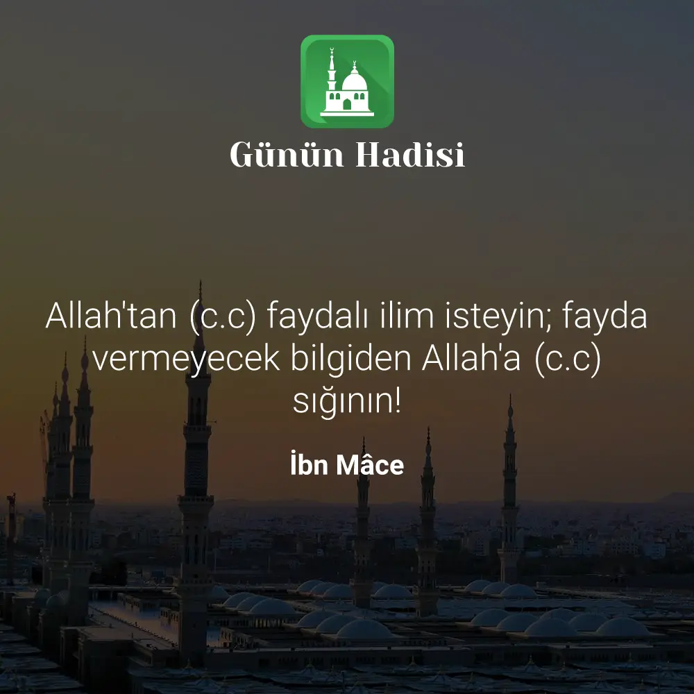 Günün Hadisi