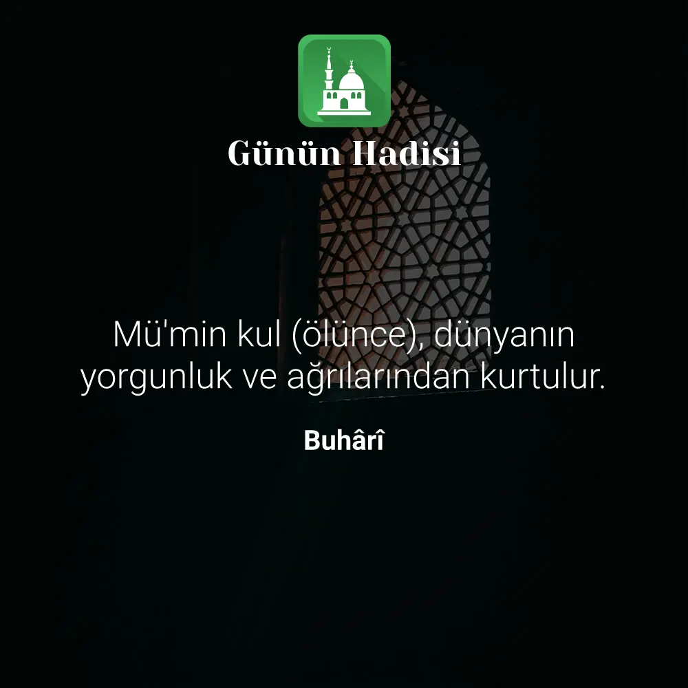 Günün Hadisi
