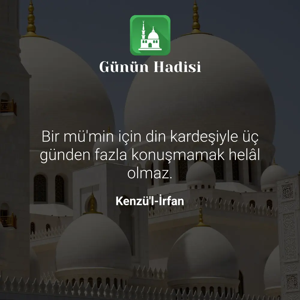 Günün Hadisi