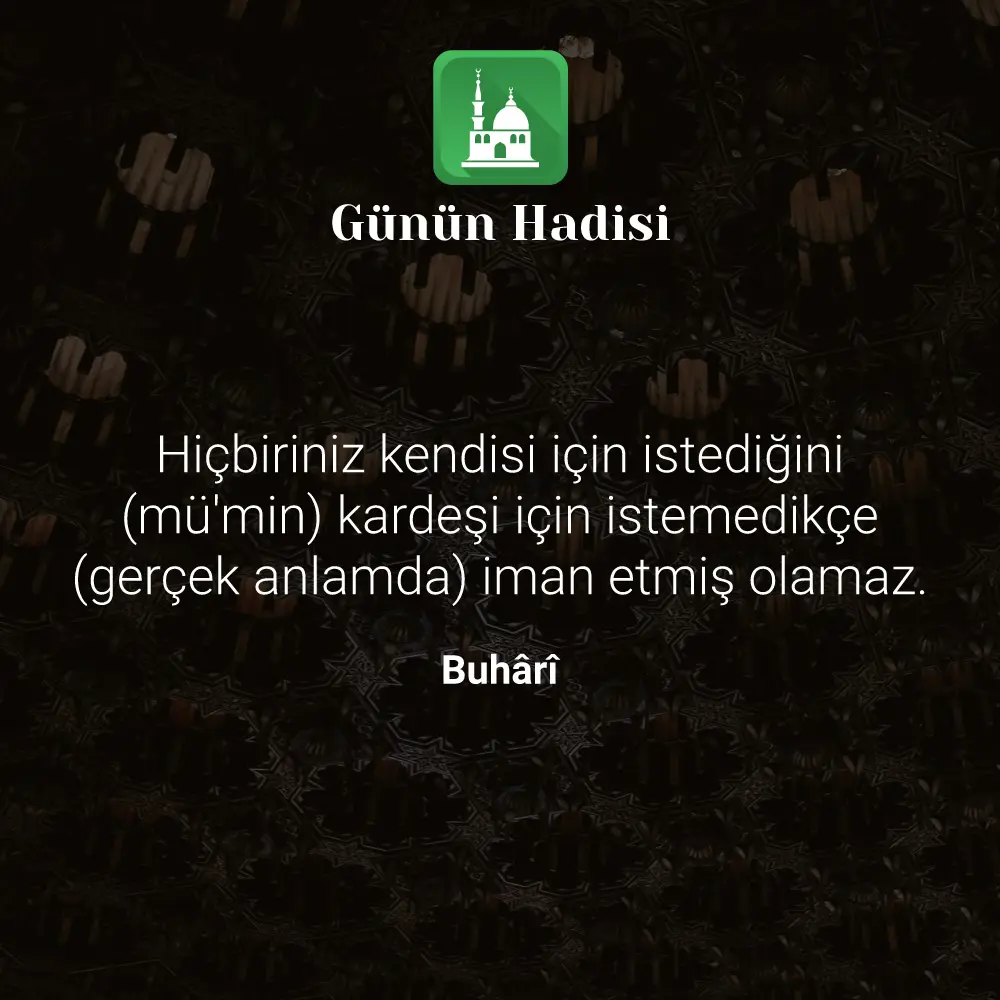 Günün Hadisi