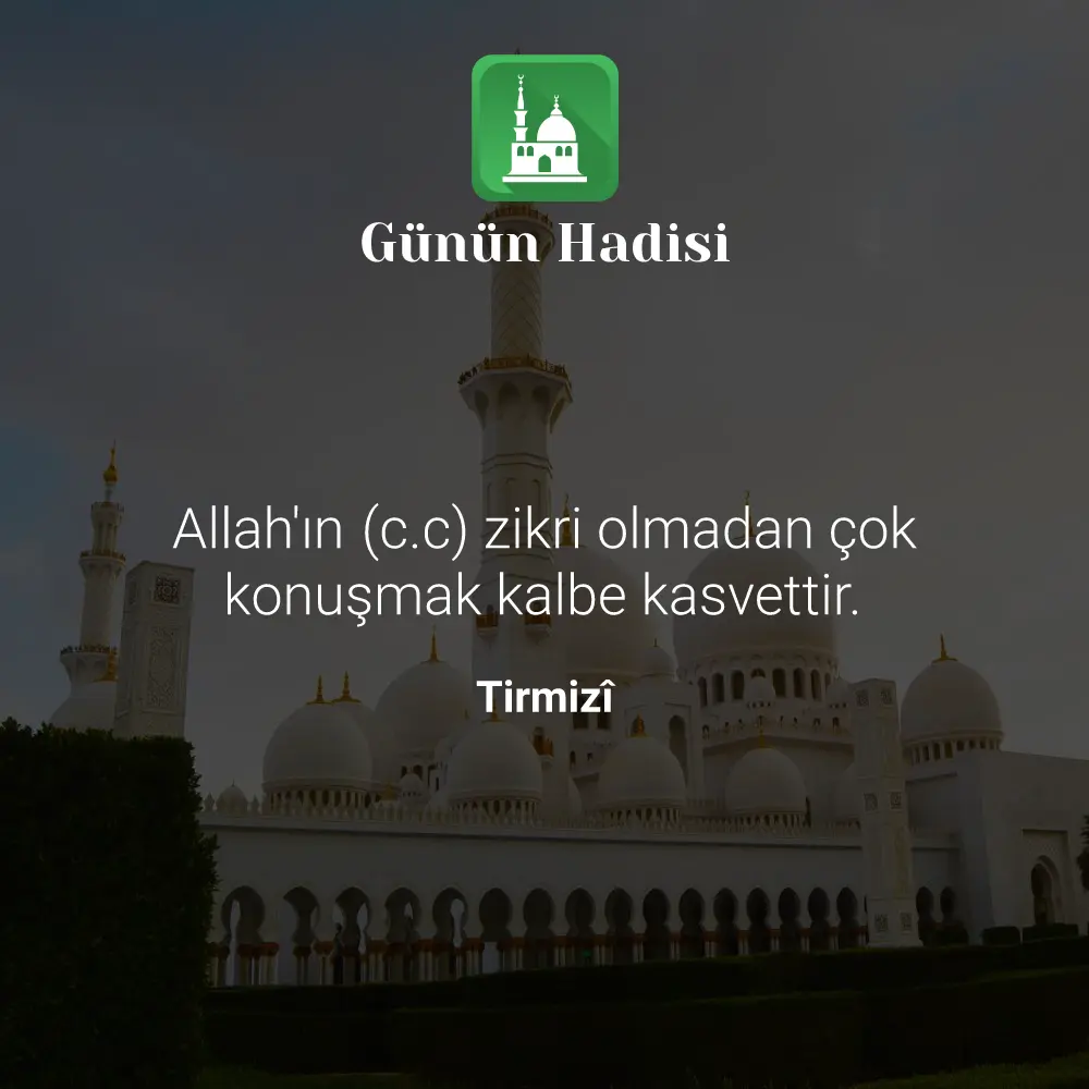 Günün Hadisi