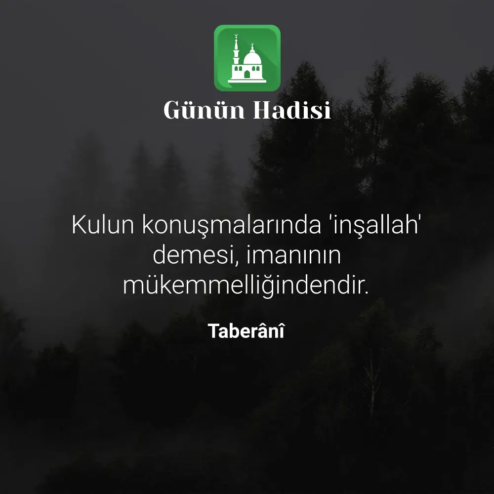 Günün Hadisi