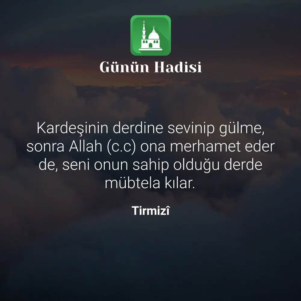 Günün Hadisi