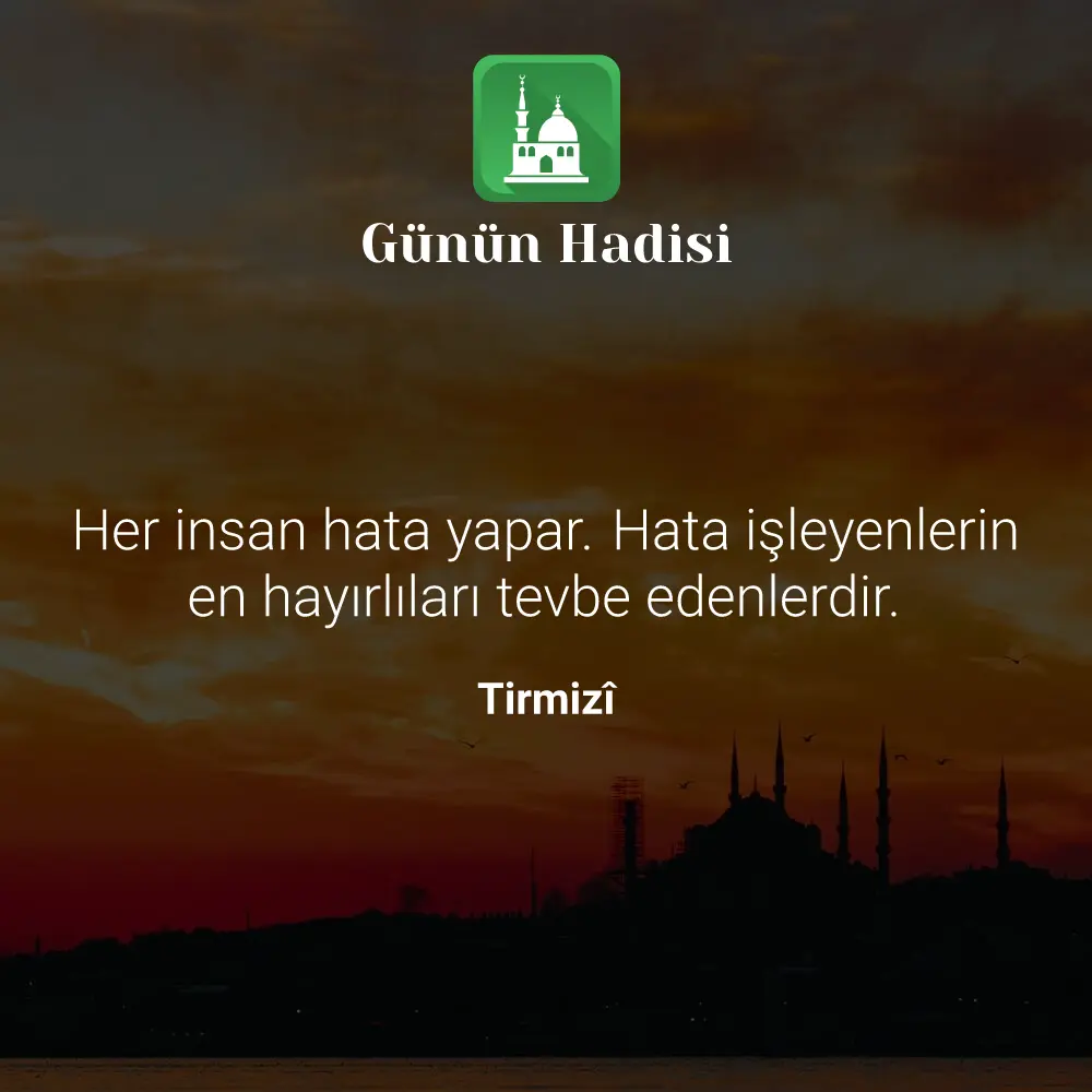 Günün Hadisi