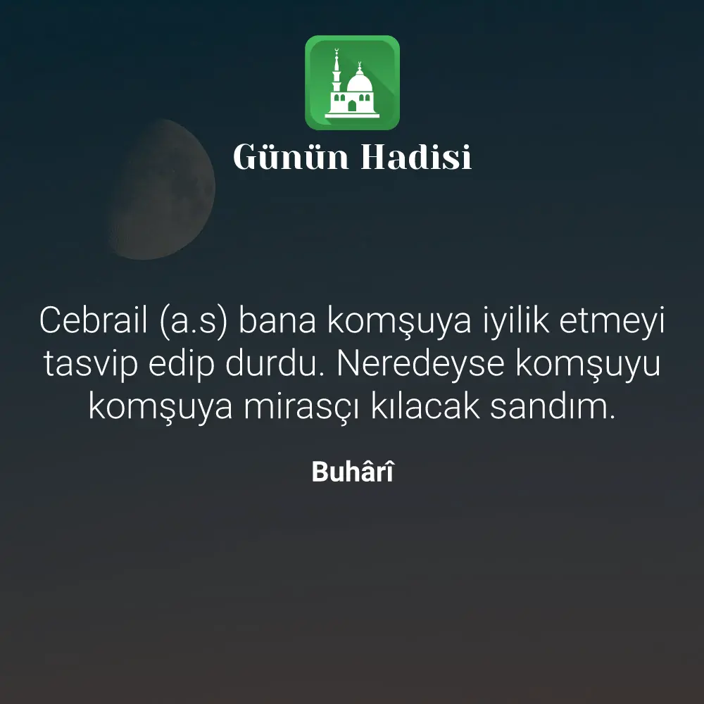 Günün Hadisi
