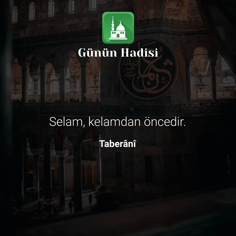 Günün Hadisi