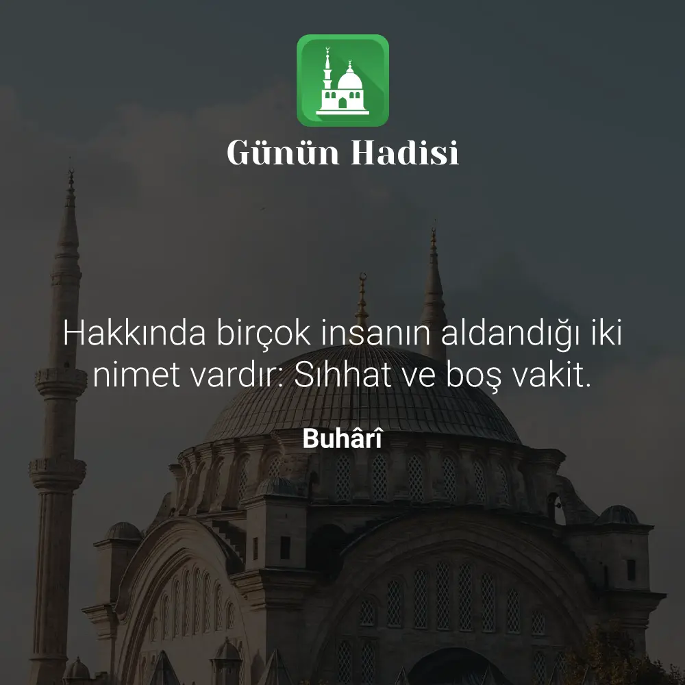 Günün Hadisi