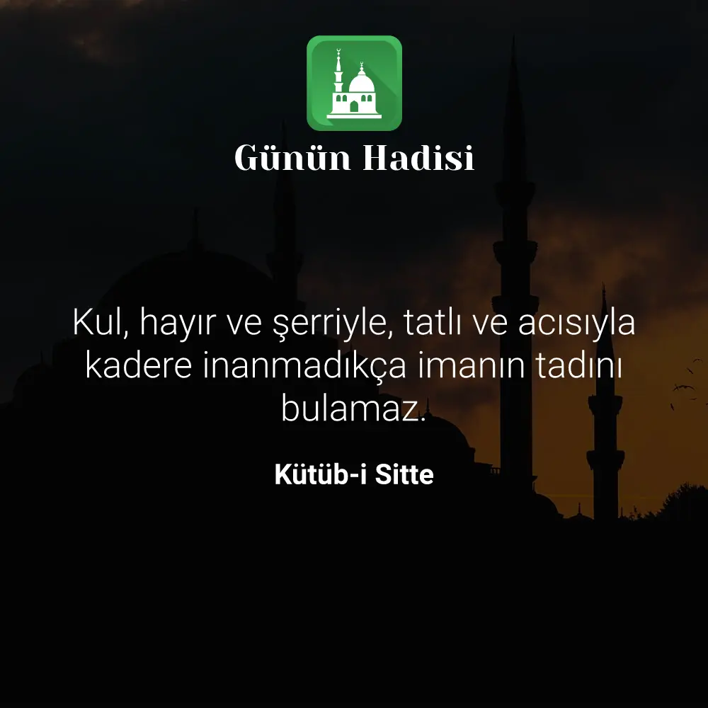 Günün Hadisi