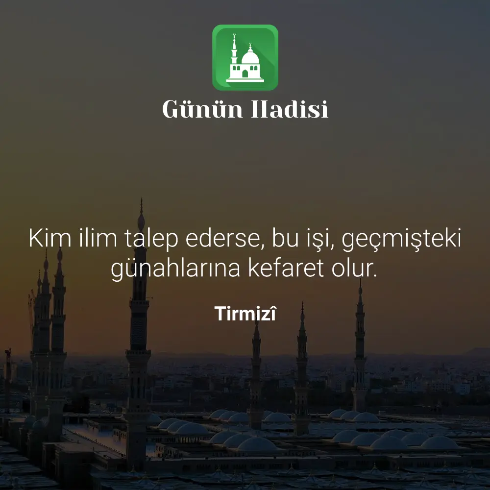 Günün Hadisi