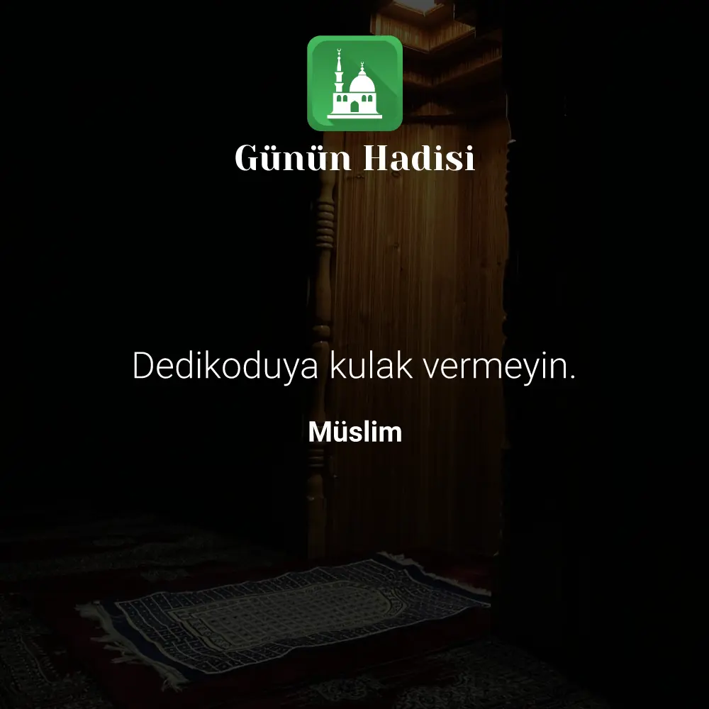 Günün Hadisi