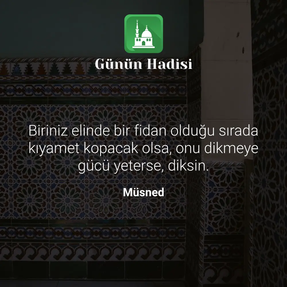 Günün Hadisi