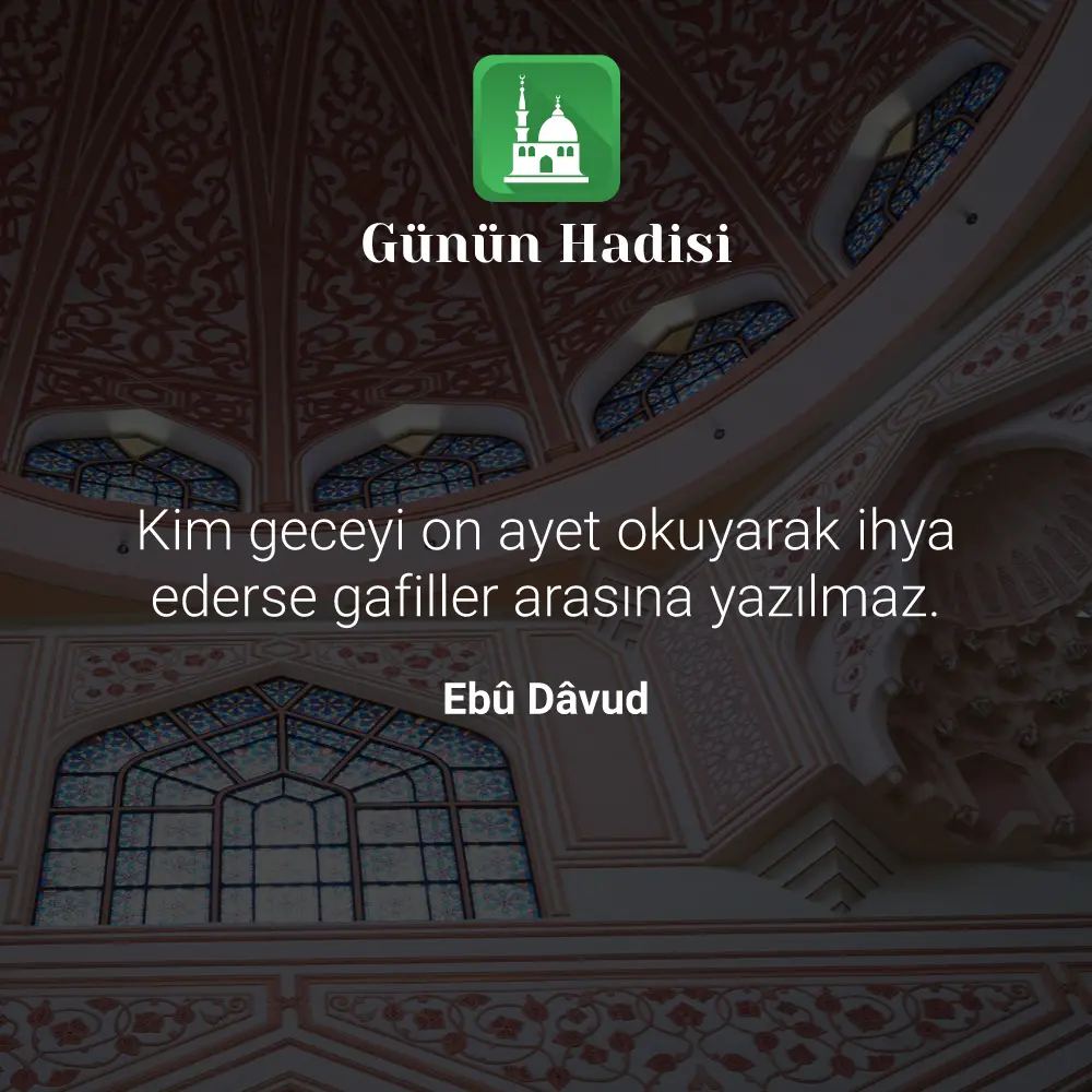 Günün Hadisi