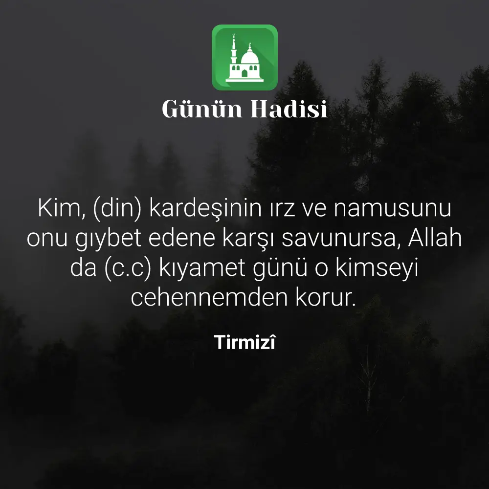 Günün Hadisi