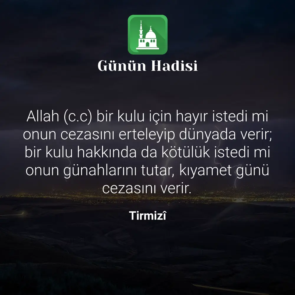 Günün Hadisi