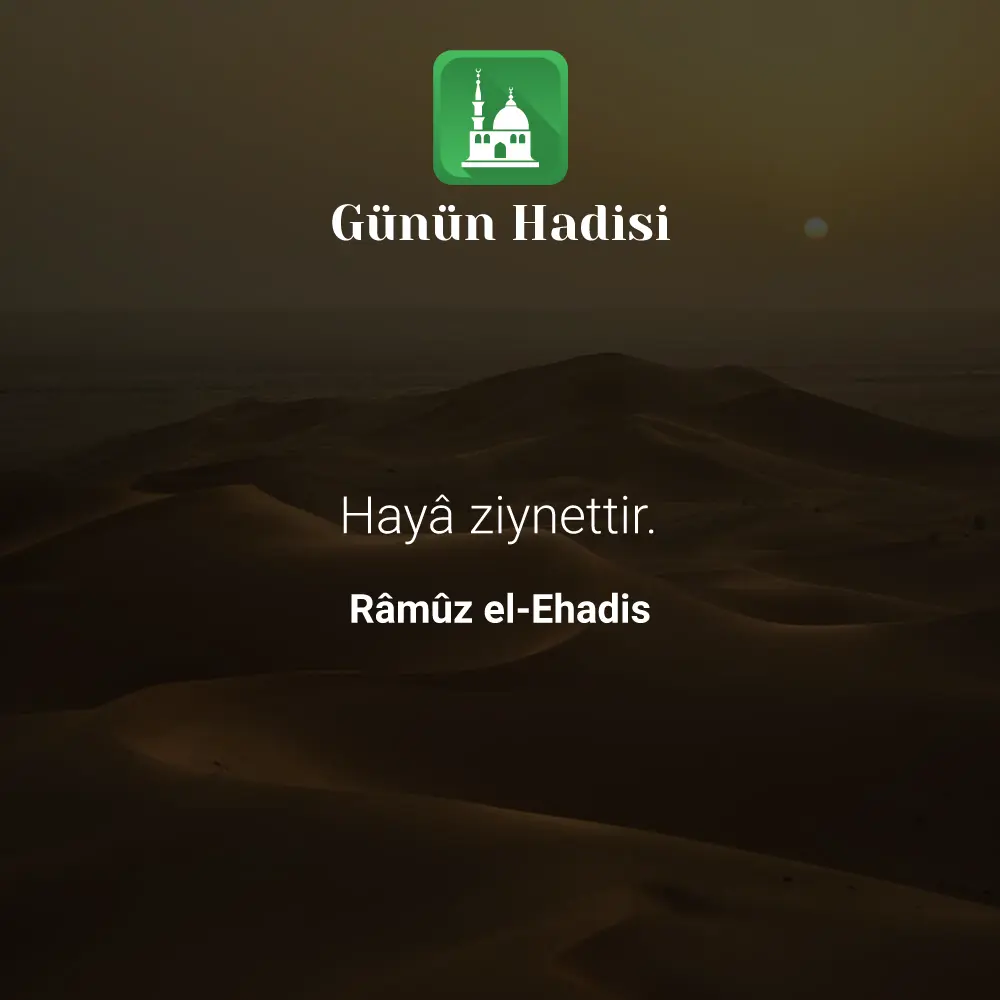 Günün Hadisi