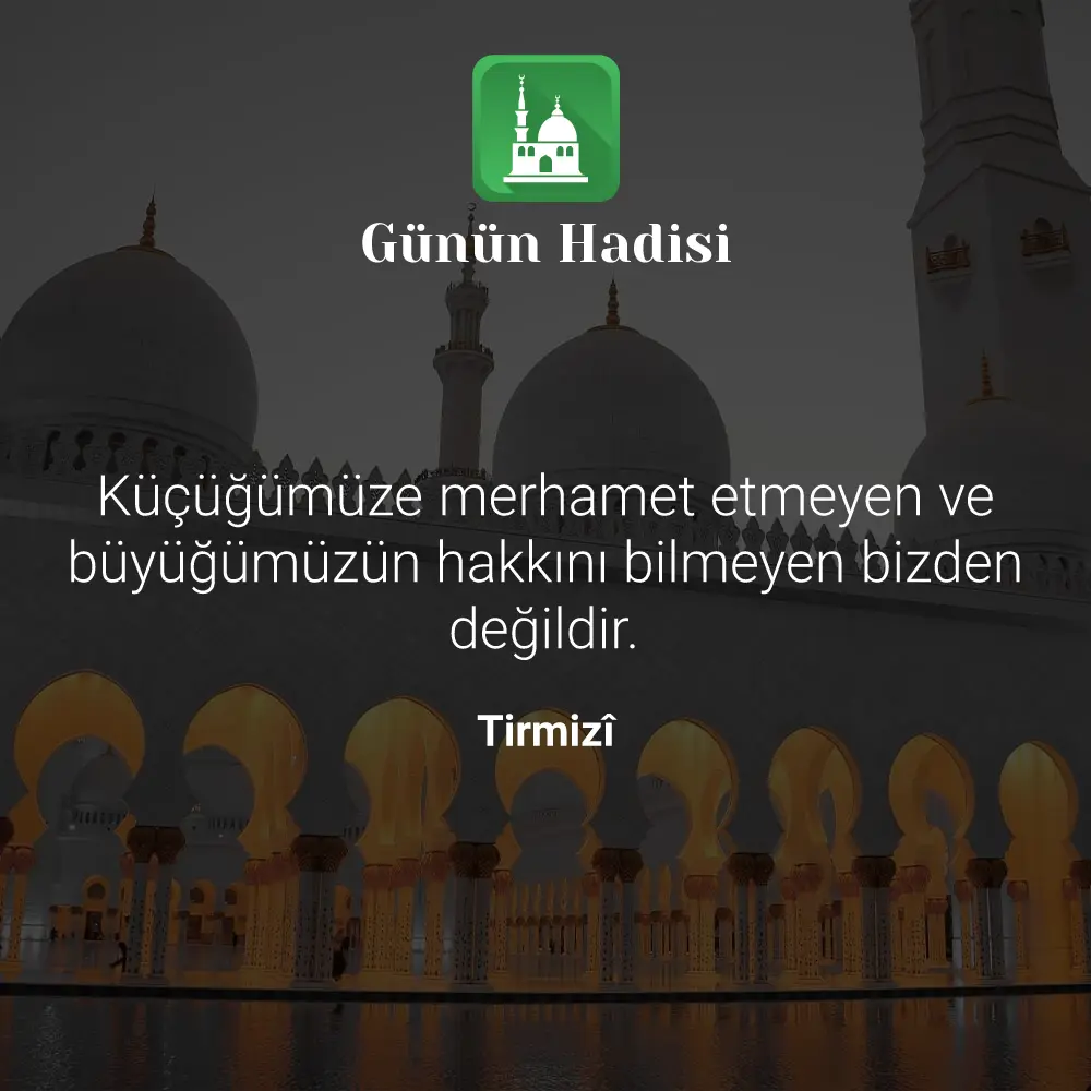 Günün Hadisi