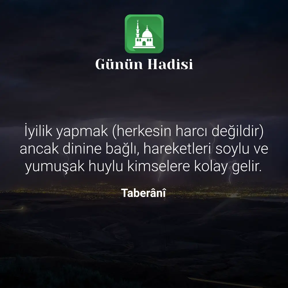 Günün Hadisi